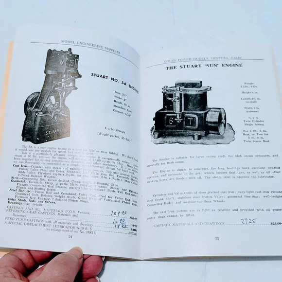 1974 Coles' Power Models Catalog No. 22 Ventura CA Model Engineering Supplies - Picture 4 of 5